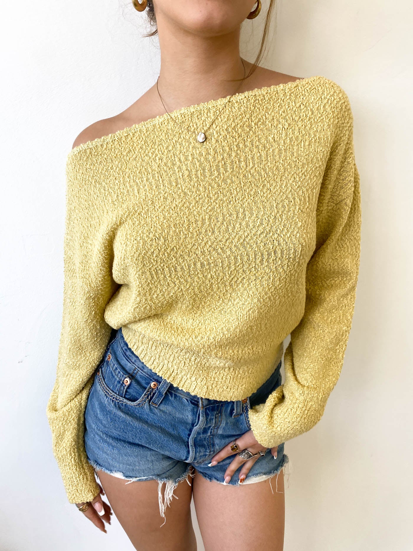 Off The Shoulder Sweater