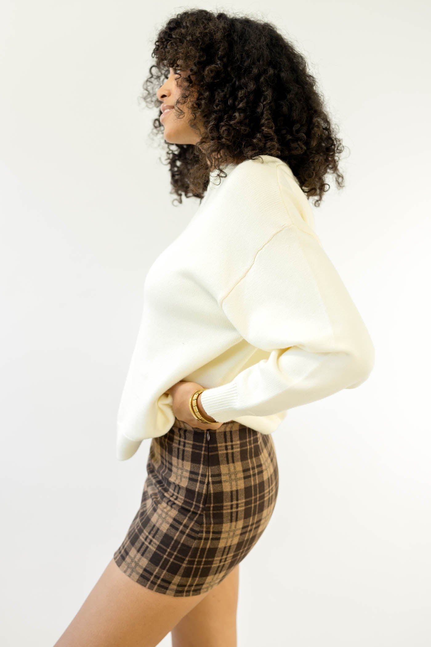 Plaid Mini Skort