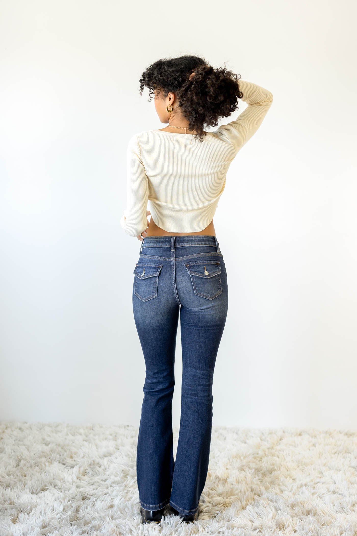 Nectar Premium Denim: The Rockie Mid Rise Bootcut Jeans