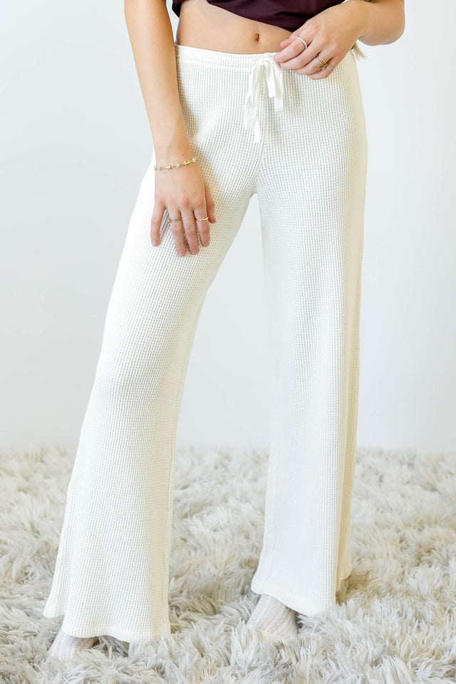 Waffle Knit Pants