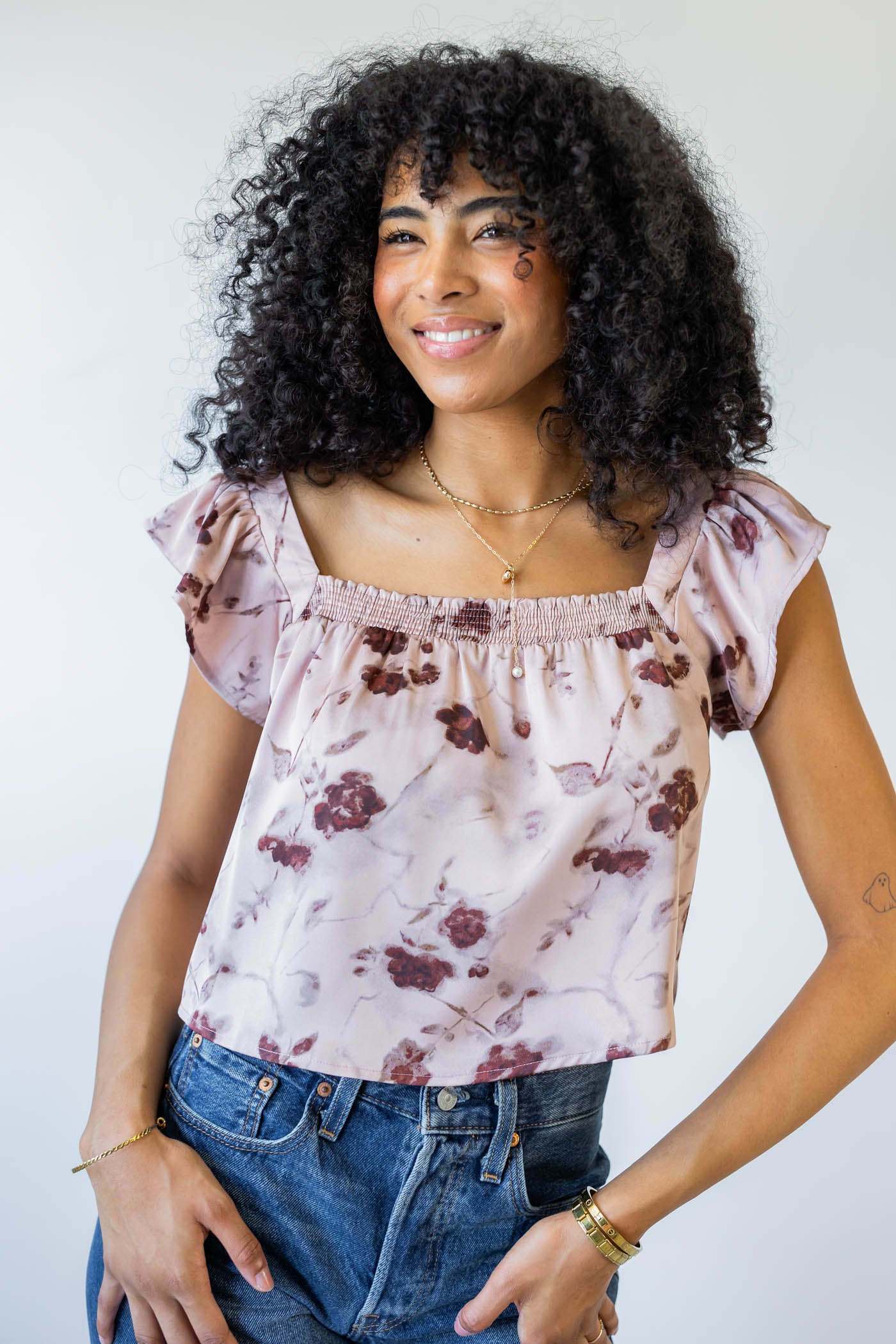 Floral Flowy Top