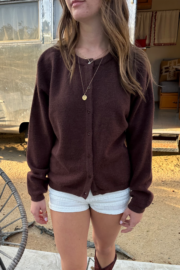 Button Up Knit Cardigan