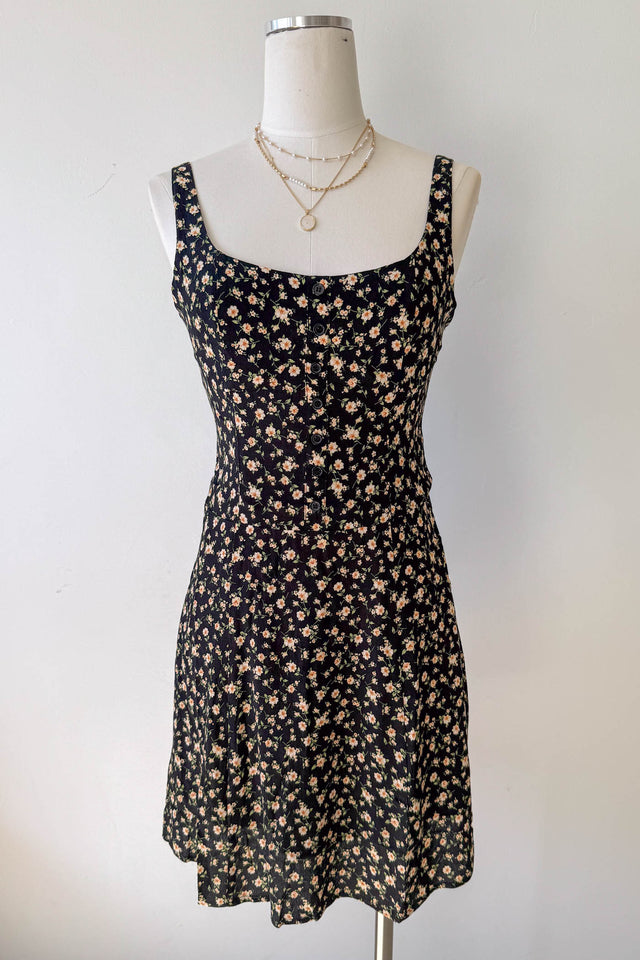 Sleeveless Floral Mini Dress