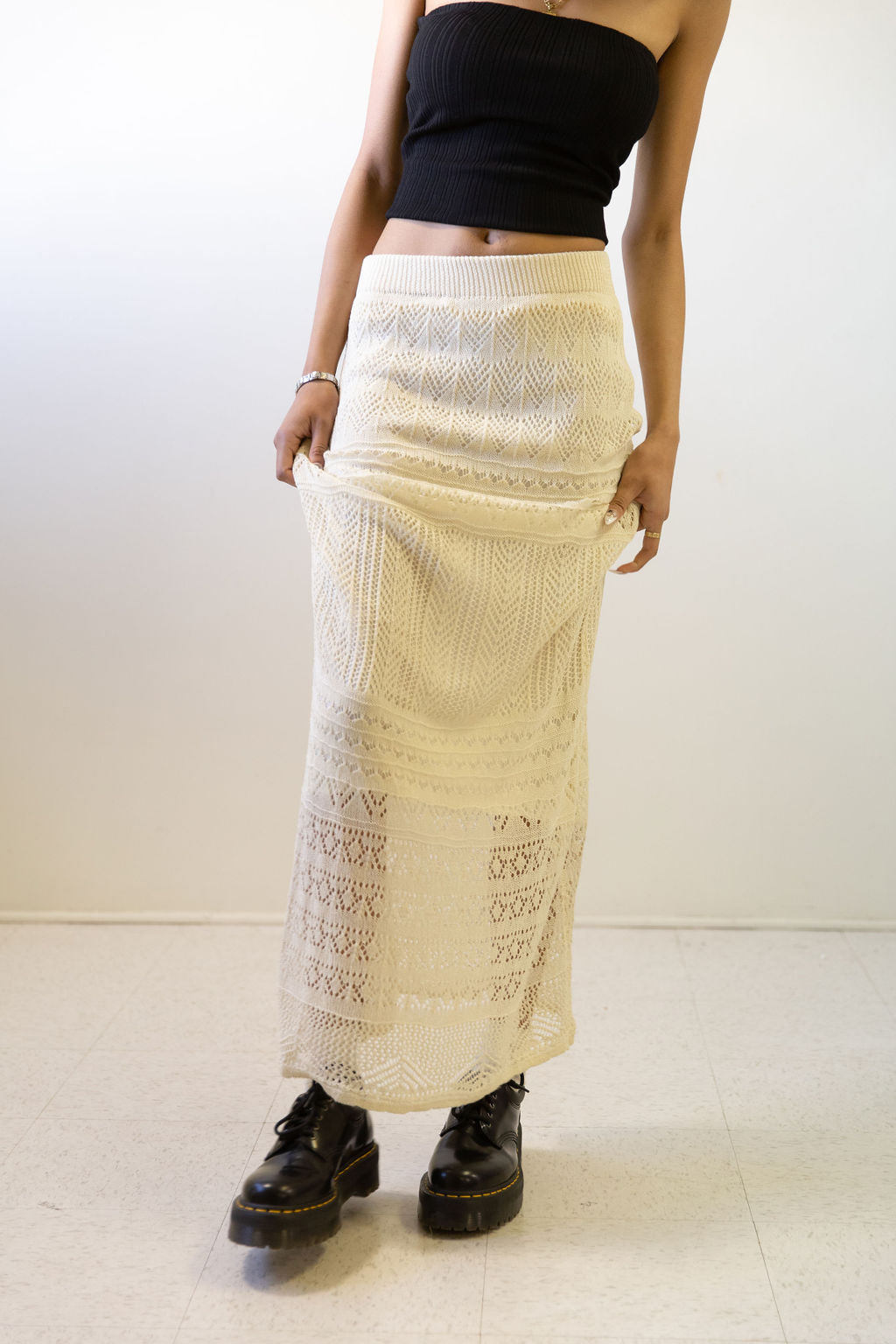 Knit Maxi Skirt