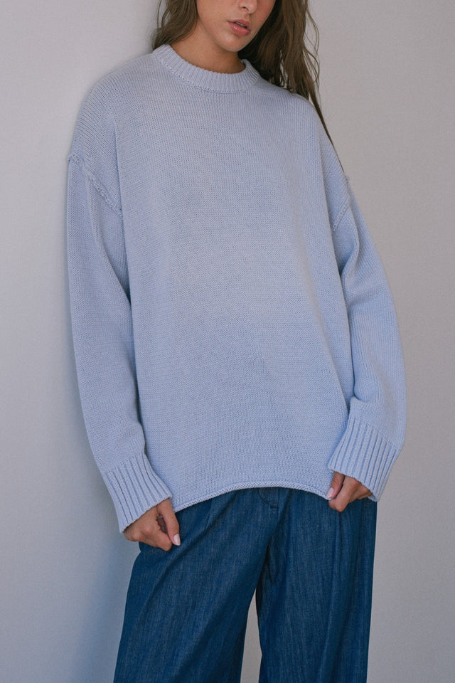 Oversized Crew Neck Sweater
