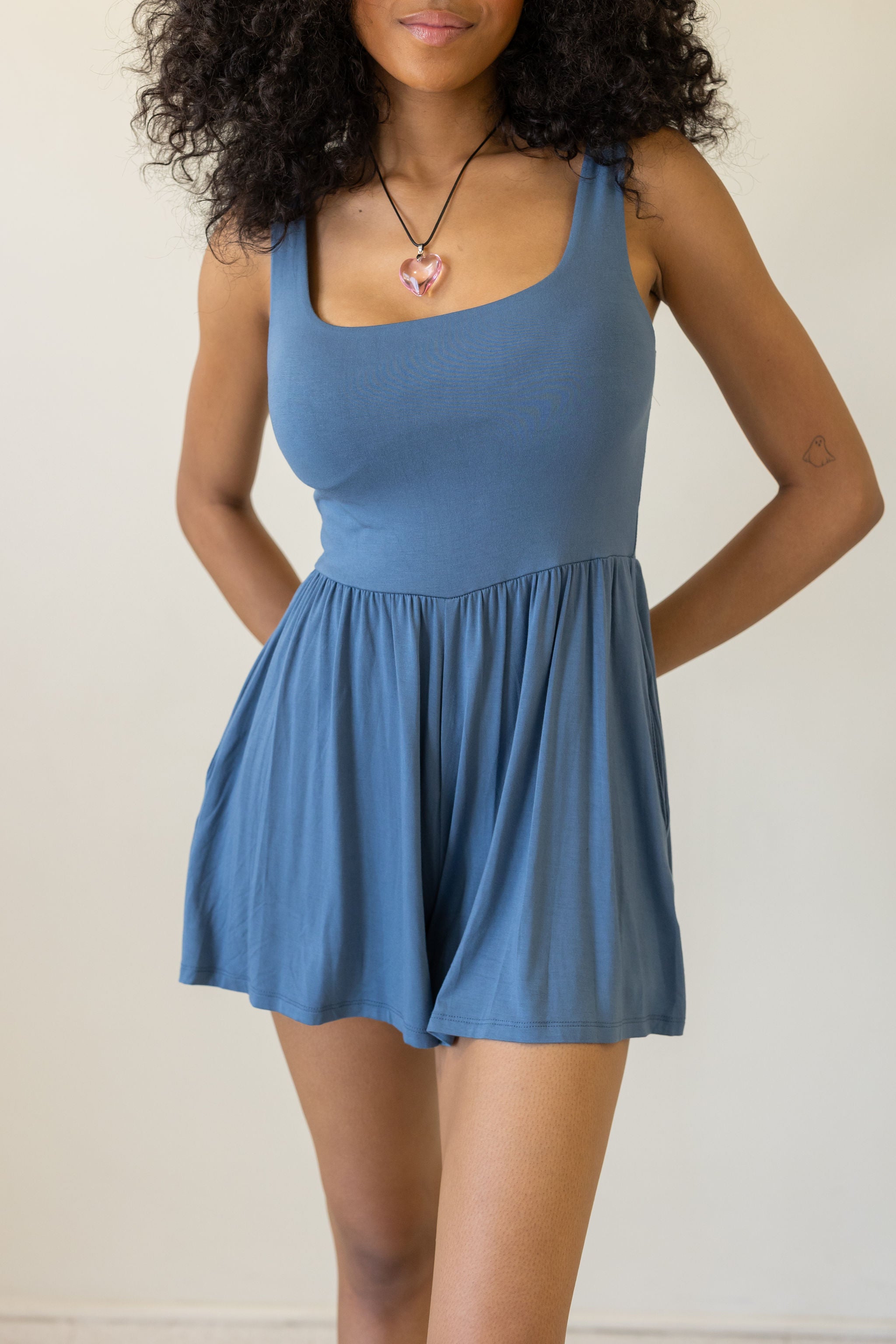 Jersey Tank Romper