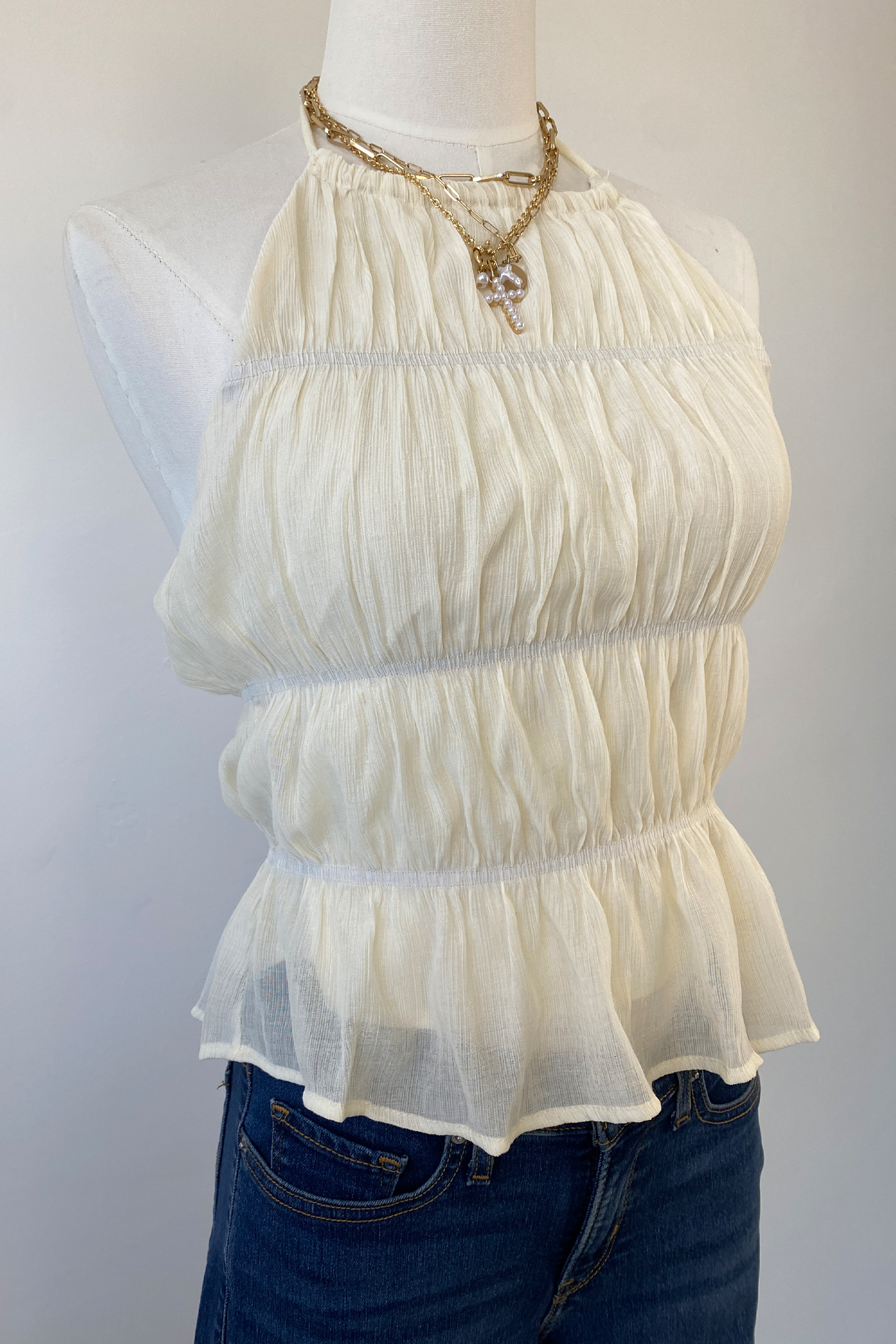 Tiered Halter Top