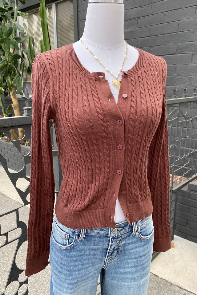 Cable Knit Cardigan