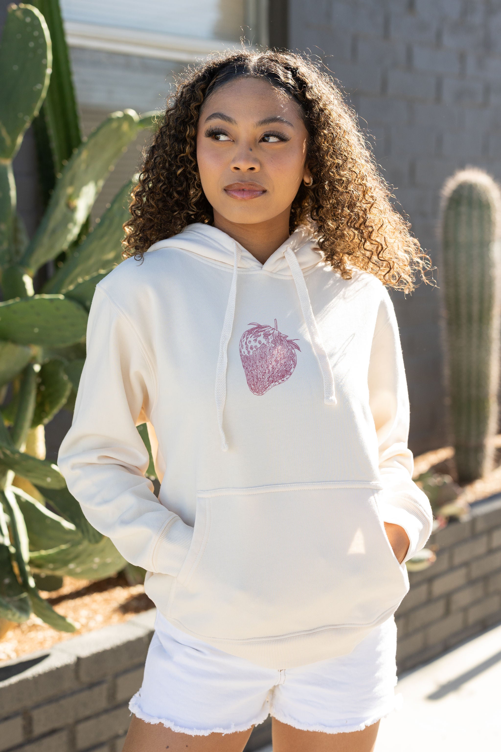 Strawberry Graphic Hoodie