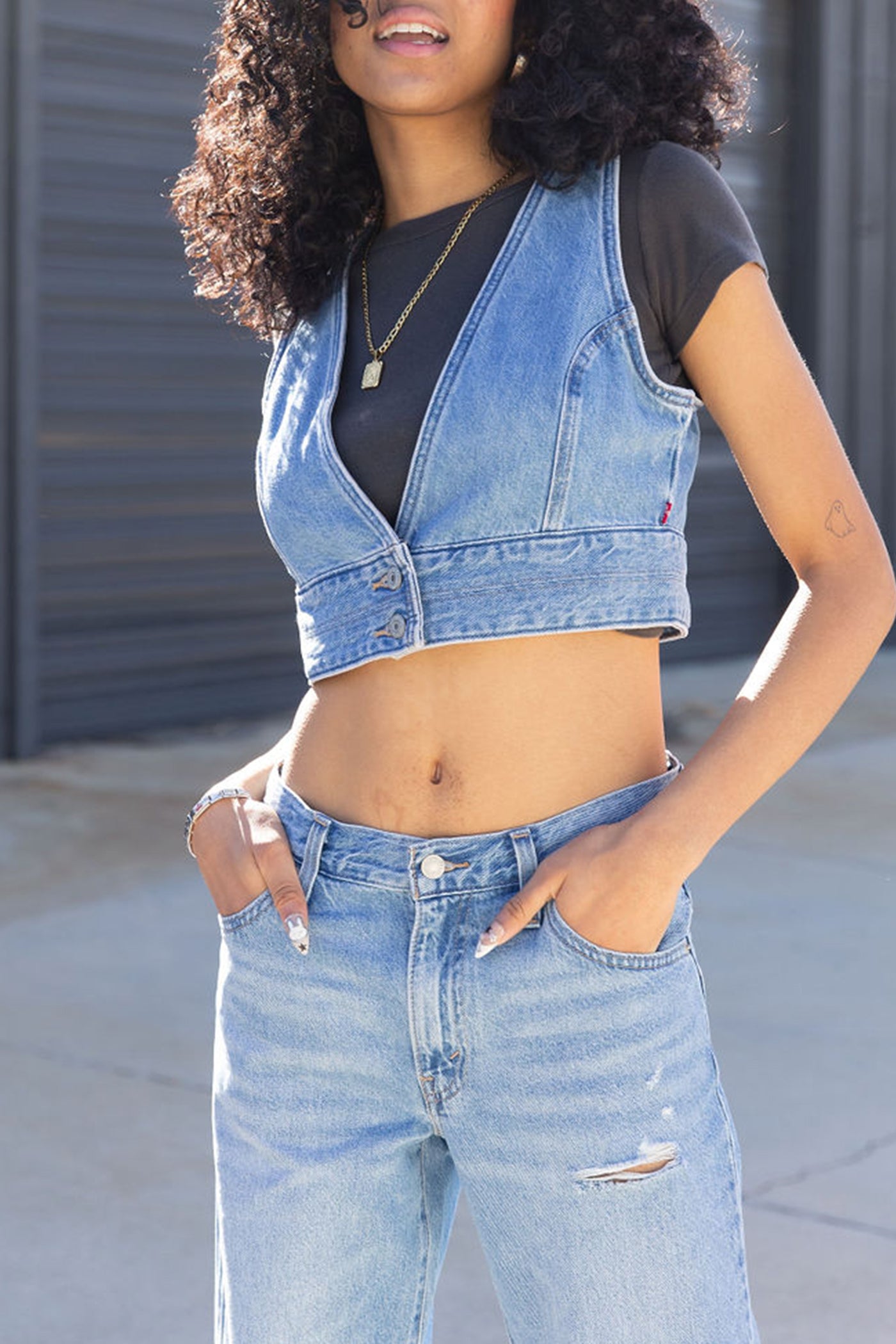 Check Yourself Denim Vest by Levi's