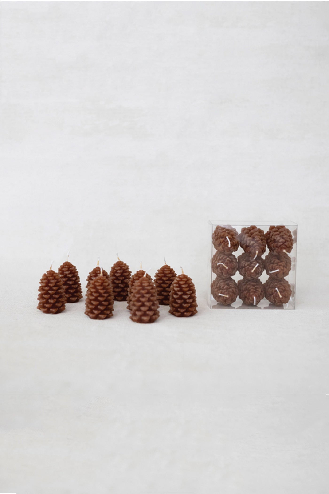 Unscented Pinecone Tealights- Brown