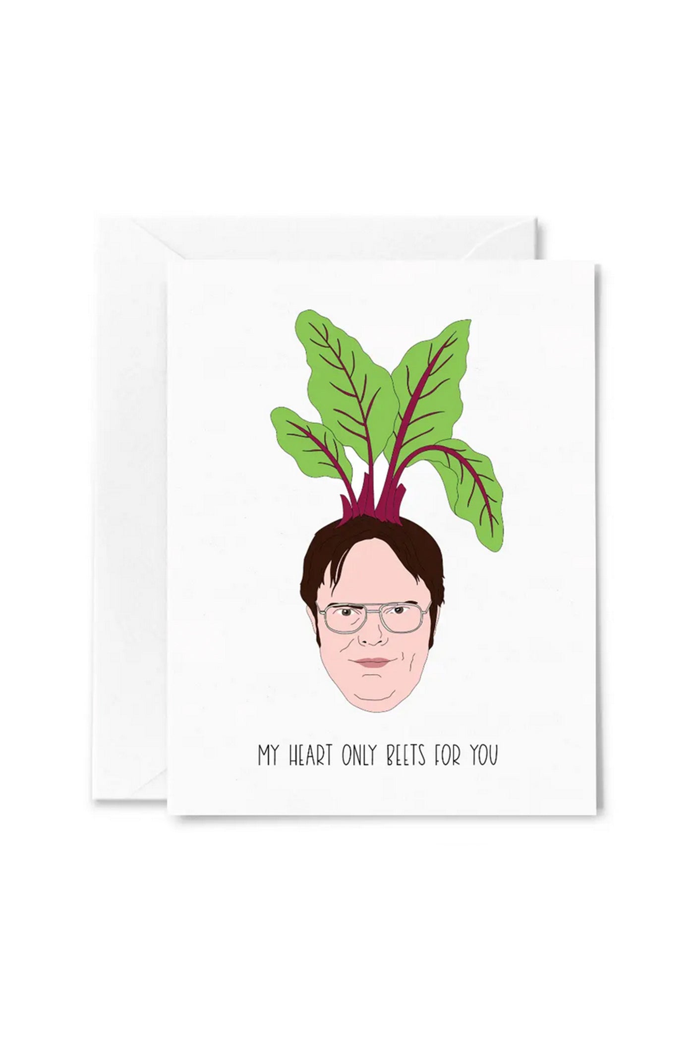The Office My Heart Only Beets For You Greeting Card