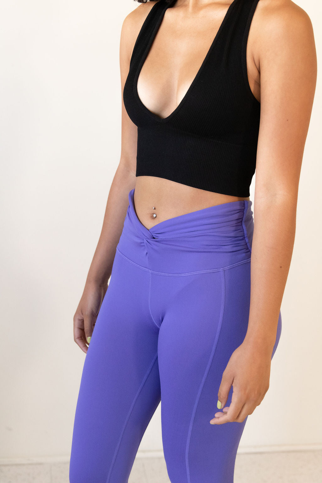 Buy Free People High-rise Ankle Breathe Deeper Leggings - Morning Burst At  70% Off