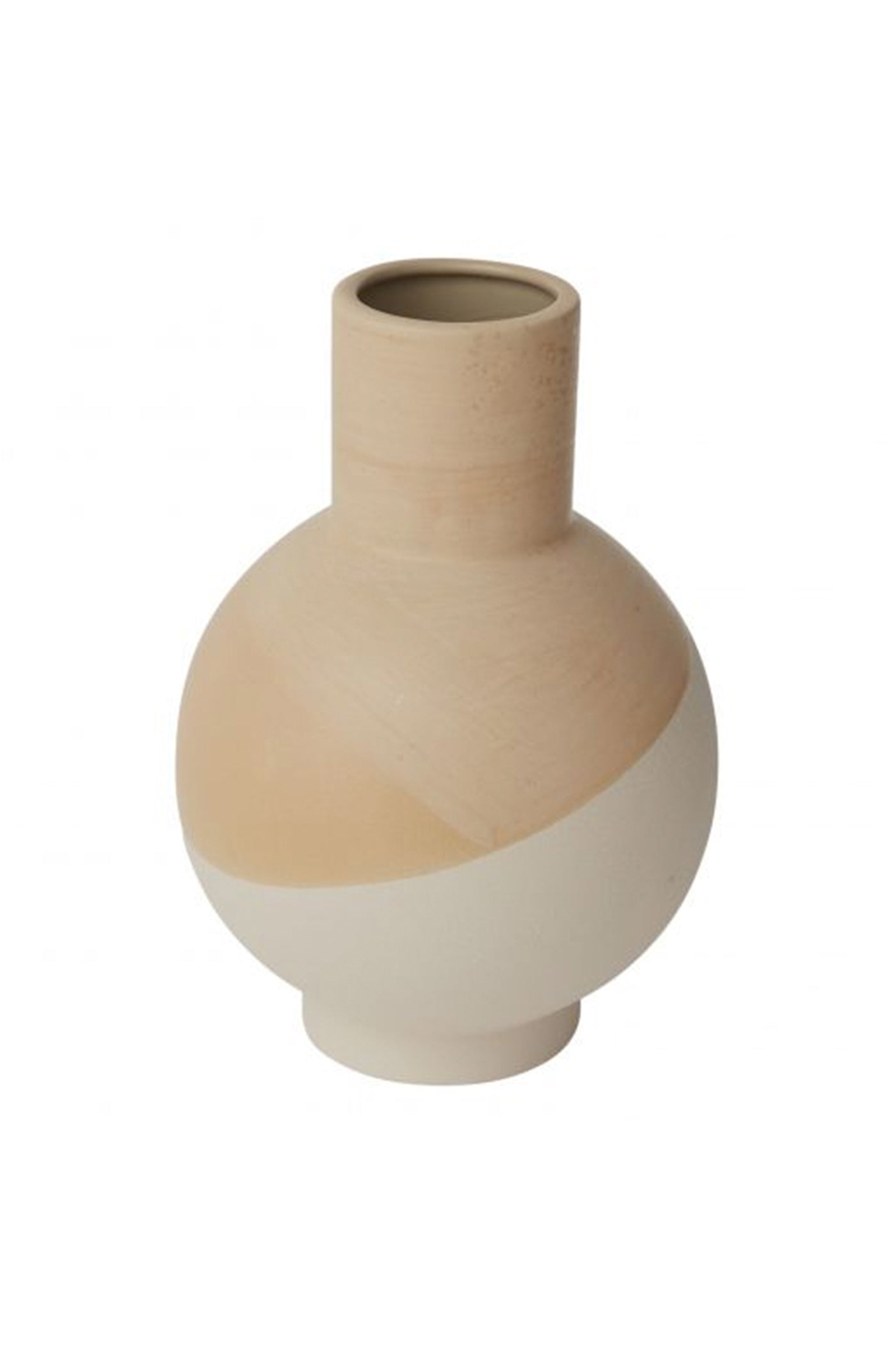Two-Tone Ceramic Vase