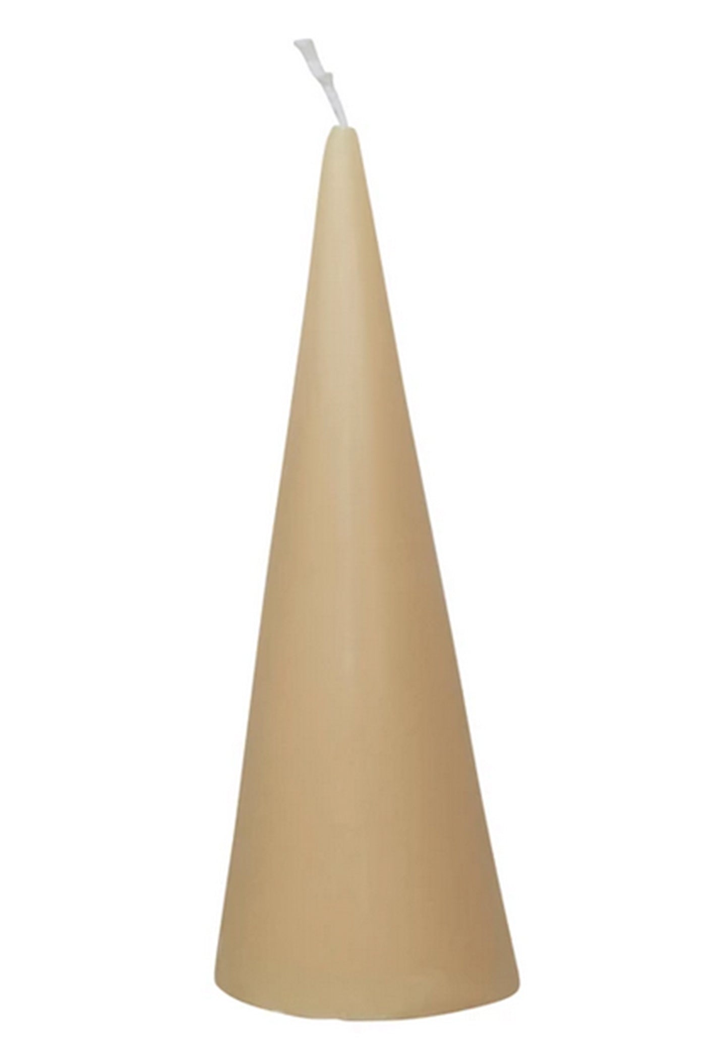 Tall Unscented Tree Shaped Candle- Cream