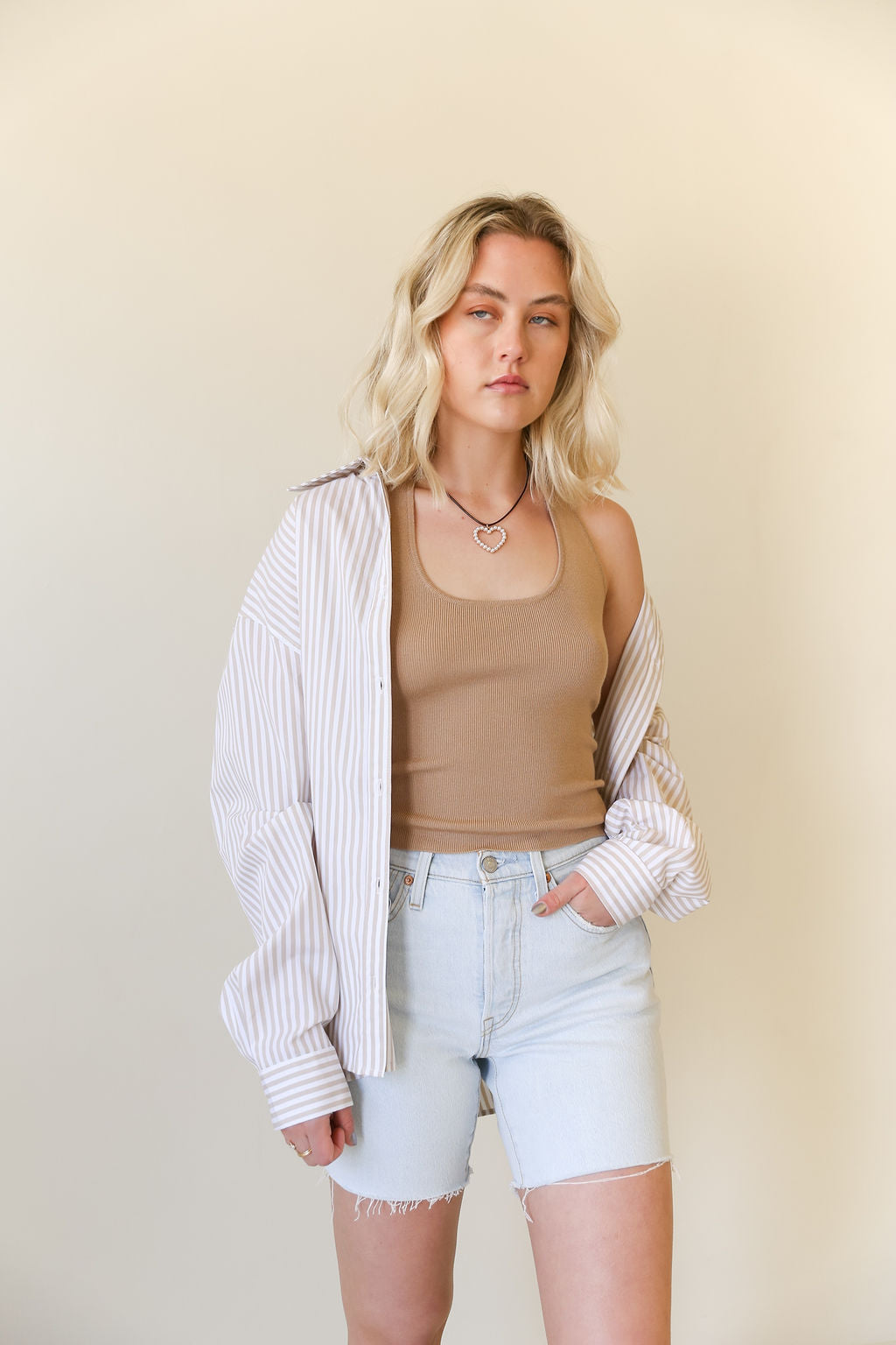 Lonely Striped Long Sleeve Top by For Good