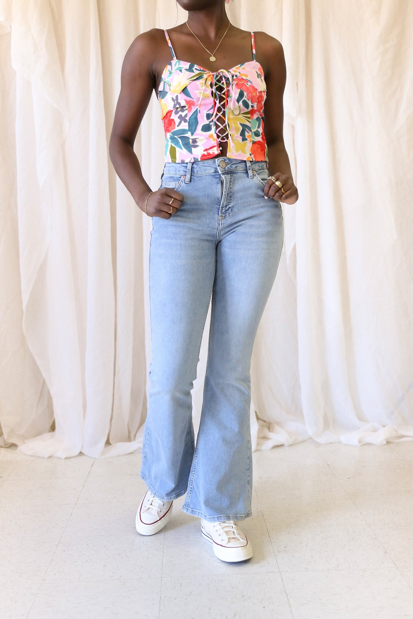 Mid Rise Flare Jeans by BDG