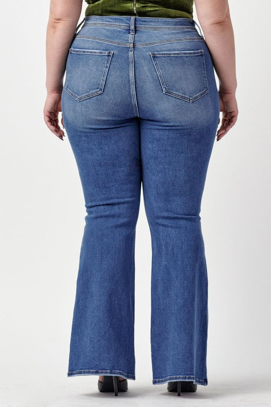 Say Bye High Rise Flare Jeans by Nectar Curve