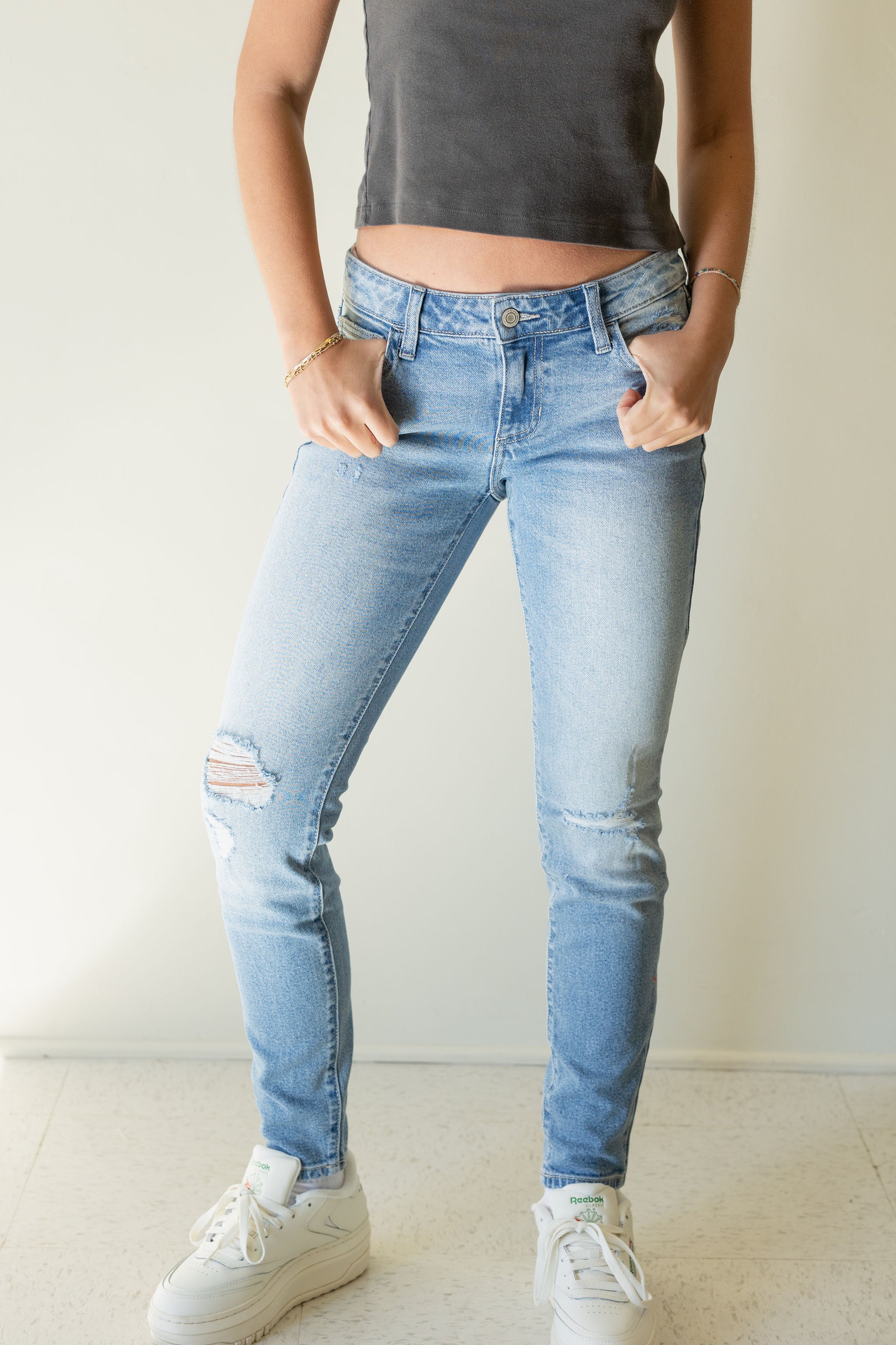 Nectar Premium Denim: Low Rise Skinny Jeans