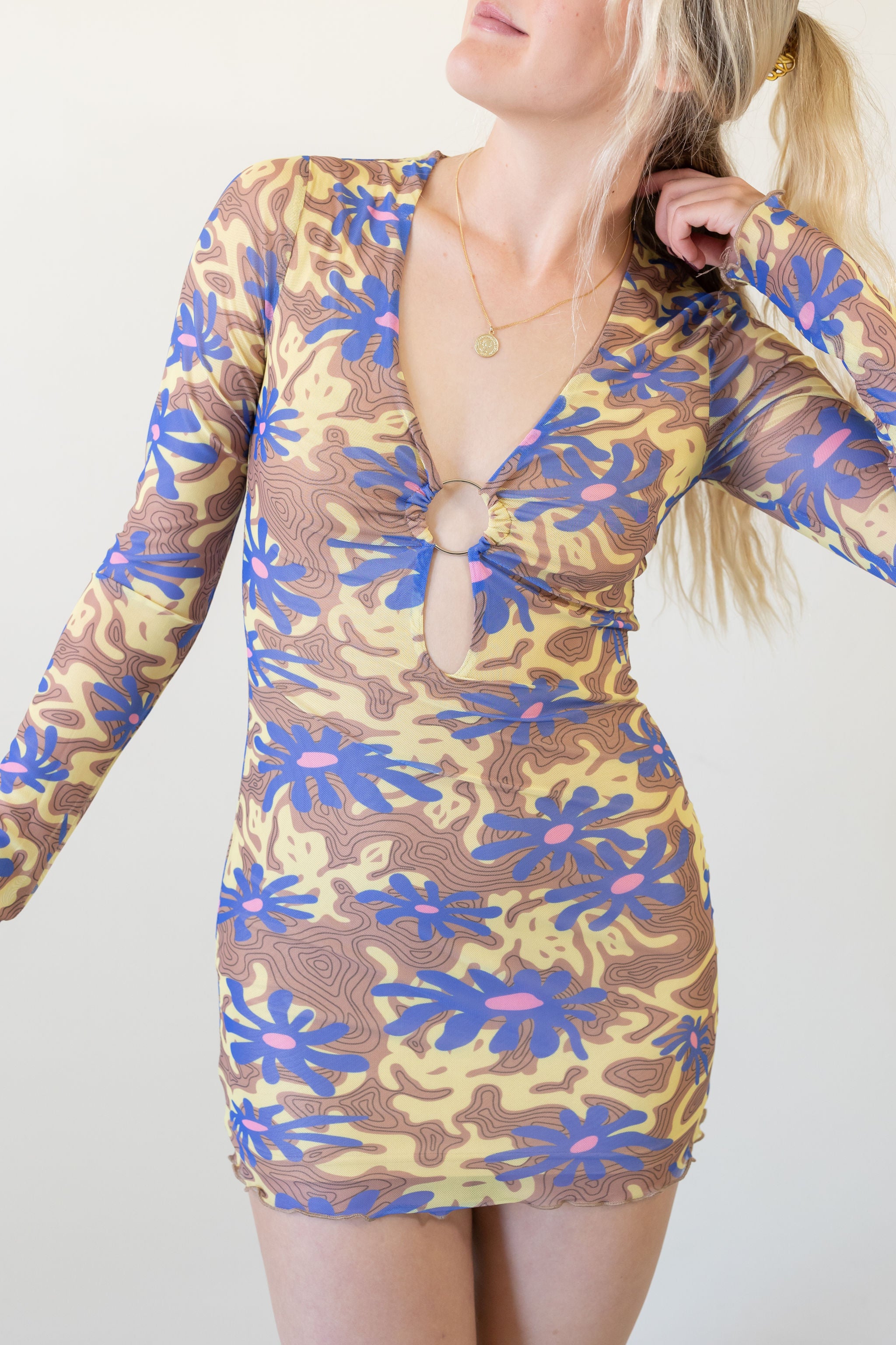 Best Love Long Sleeve Floral Dress