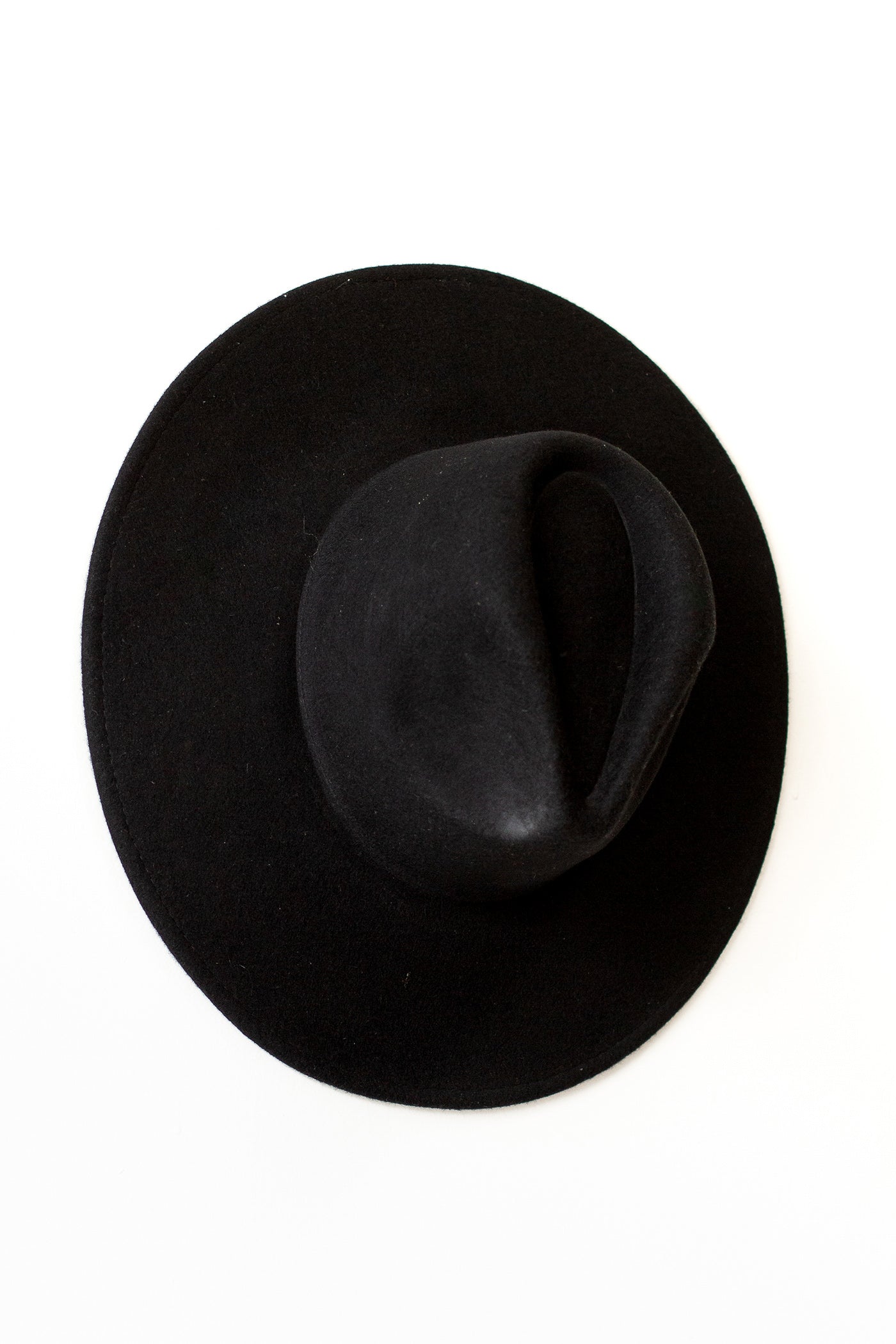 black wool hat