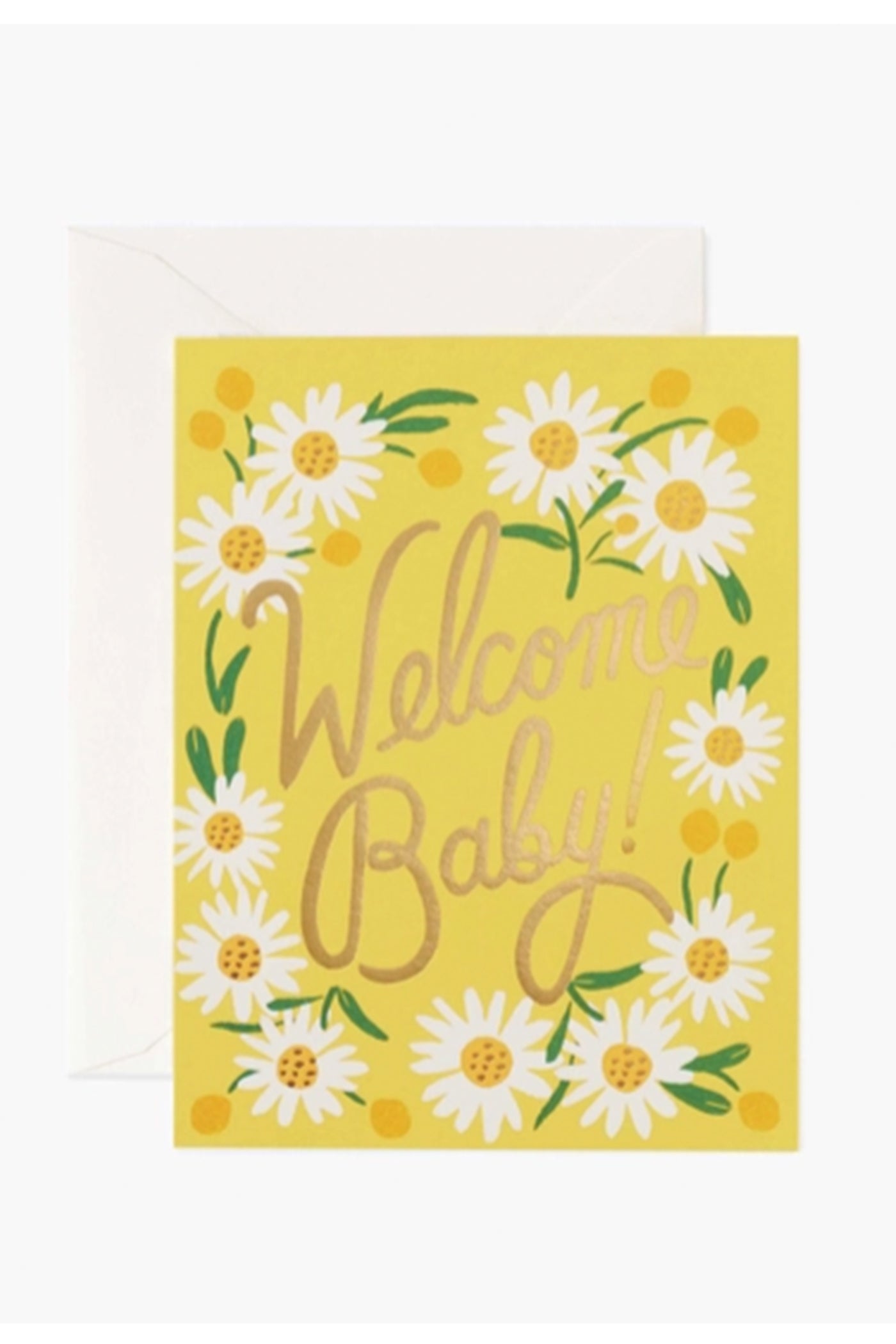 Daisy Baby Shower Card