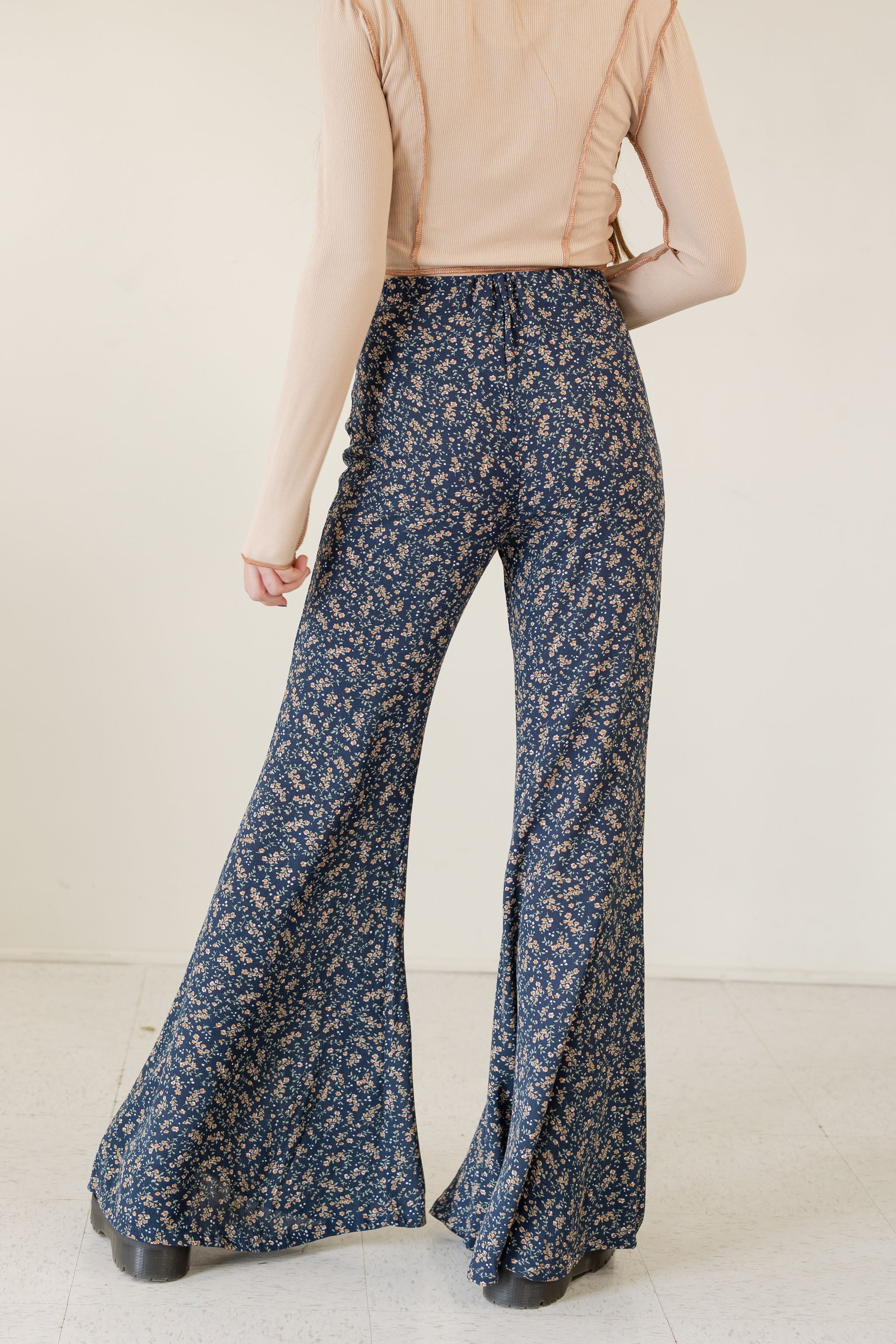 The Careless Floral Flare Pants