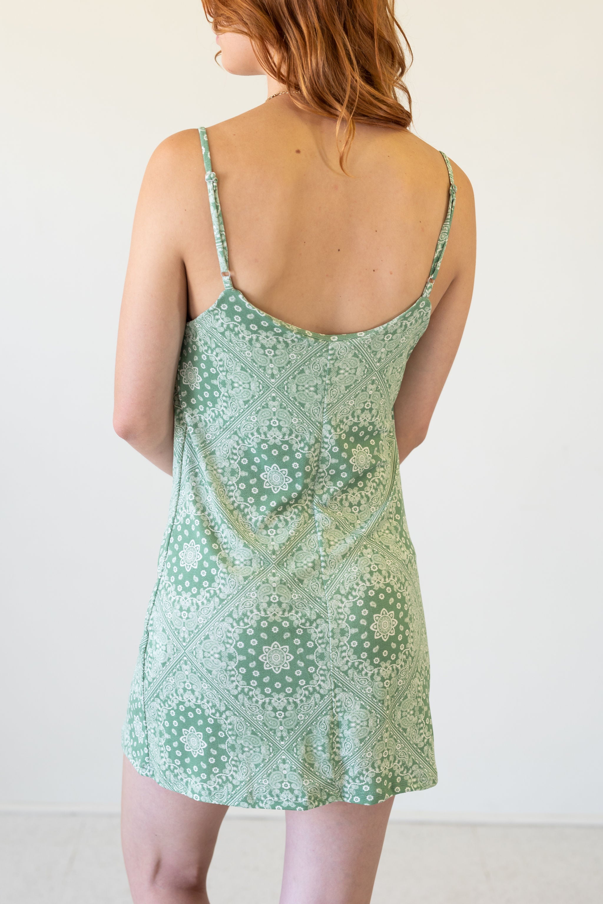 Sunrise Paisley Print Cami Dress