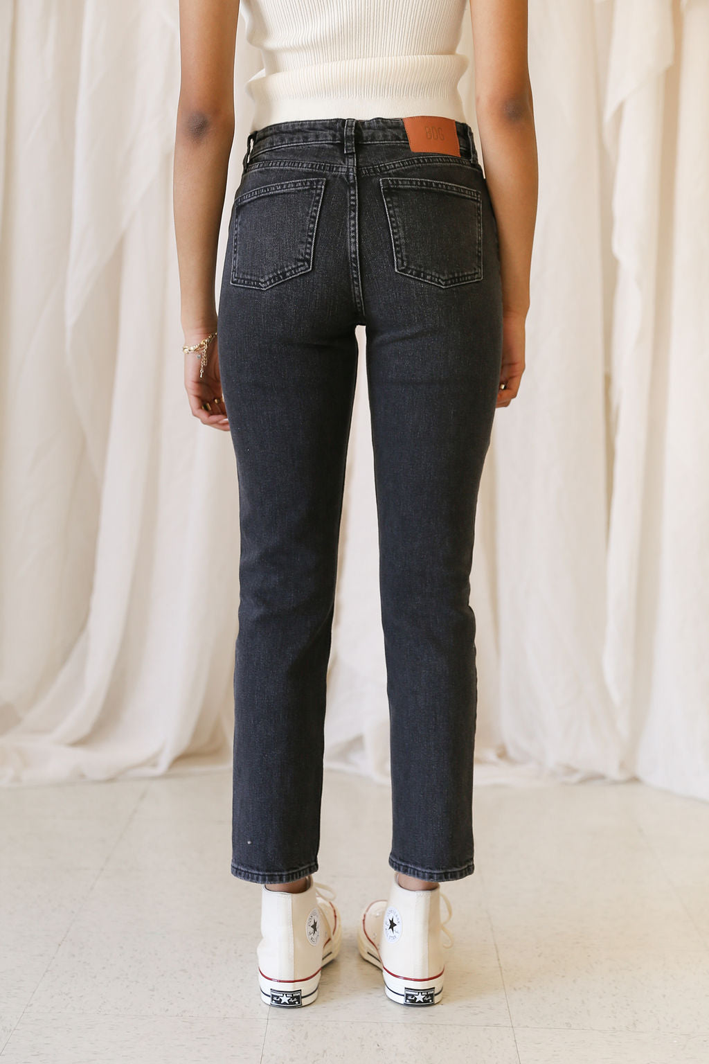 Laine Mid Rise Striahgt Jeans by BDG