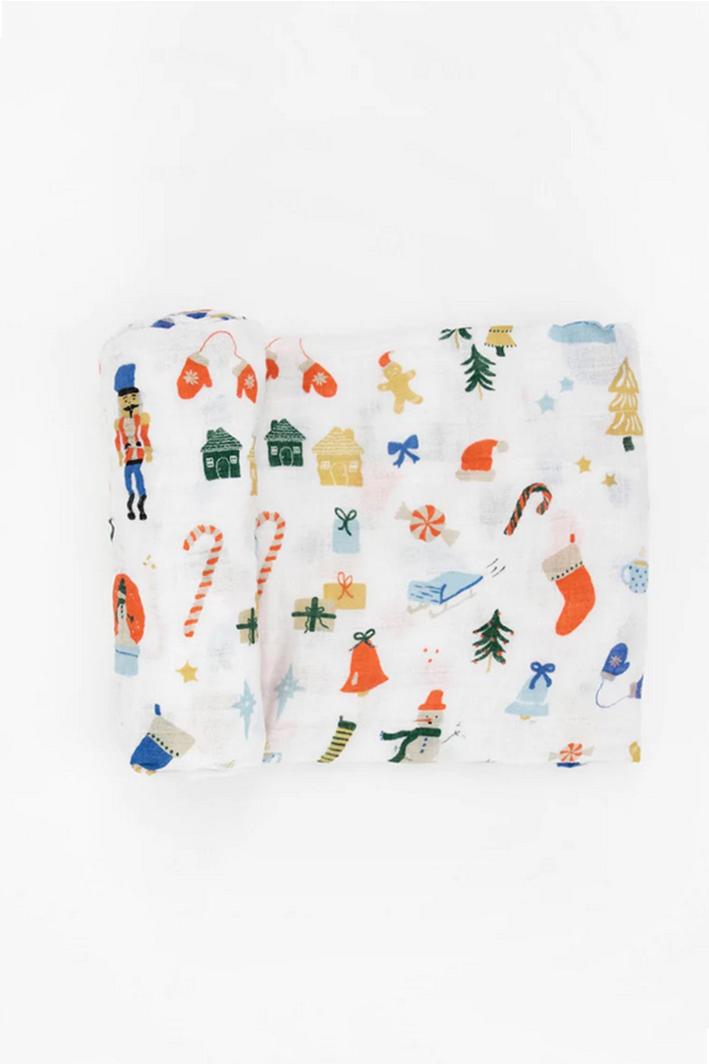 Christmas Time Cotton Muslin Swaddle