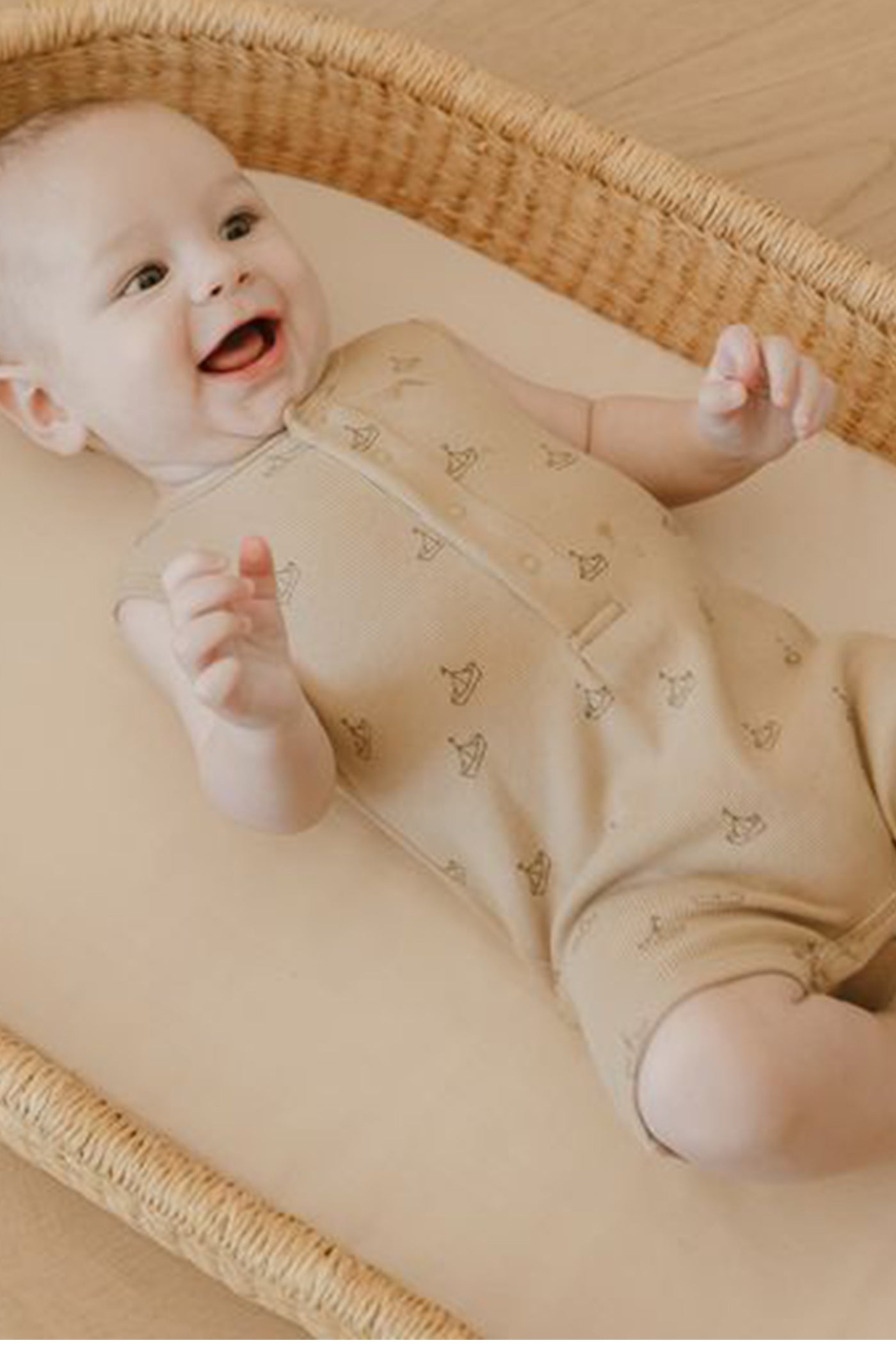 Ribbed Henley Kids Romper by Quincy Mae