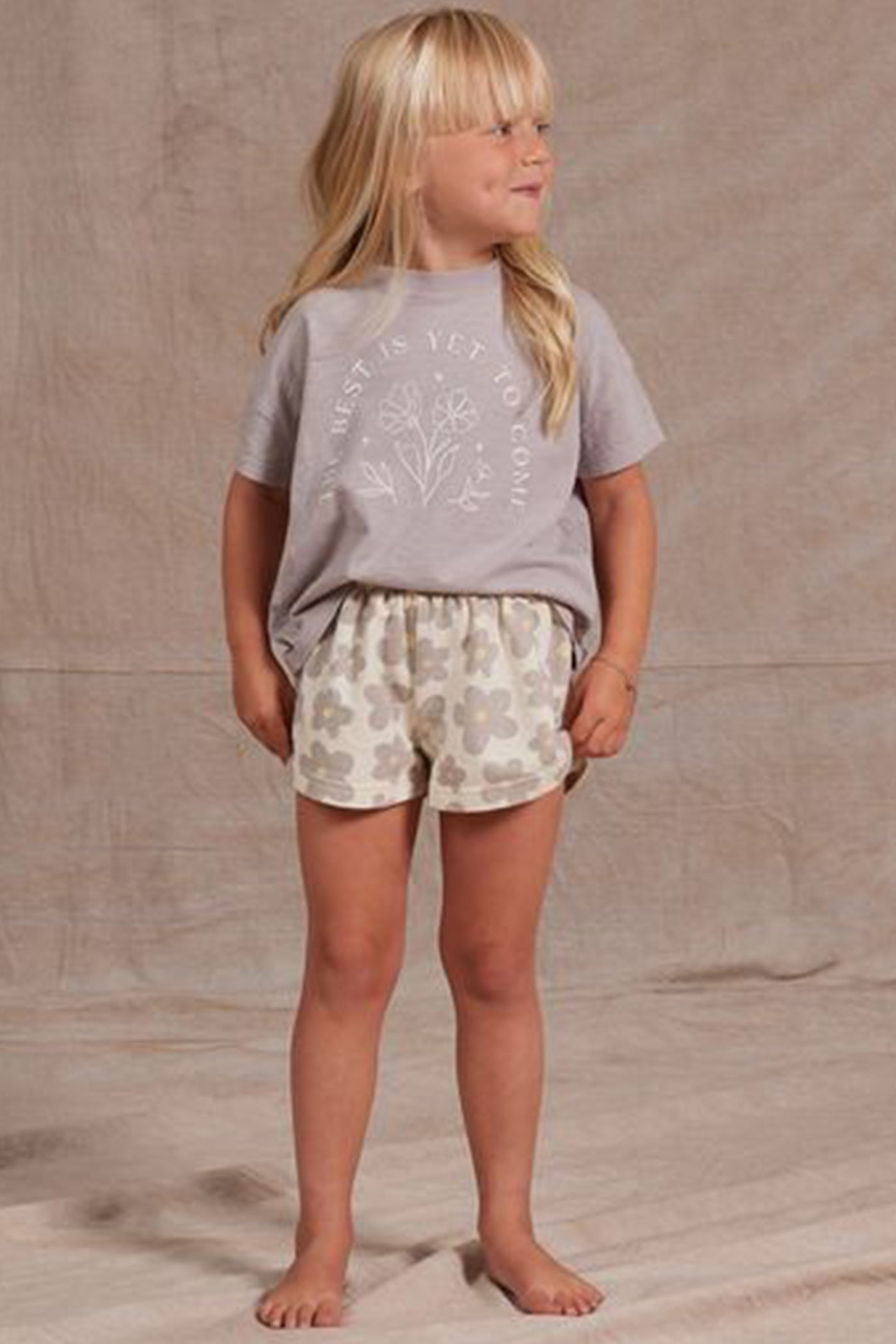 Kids Terry Track Shorts by Rylee & Cru