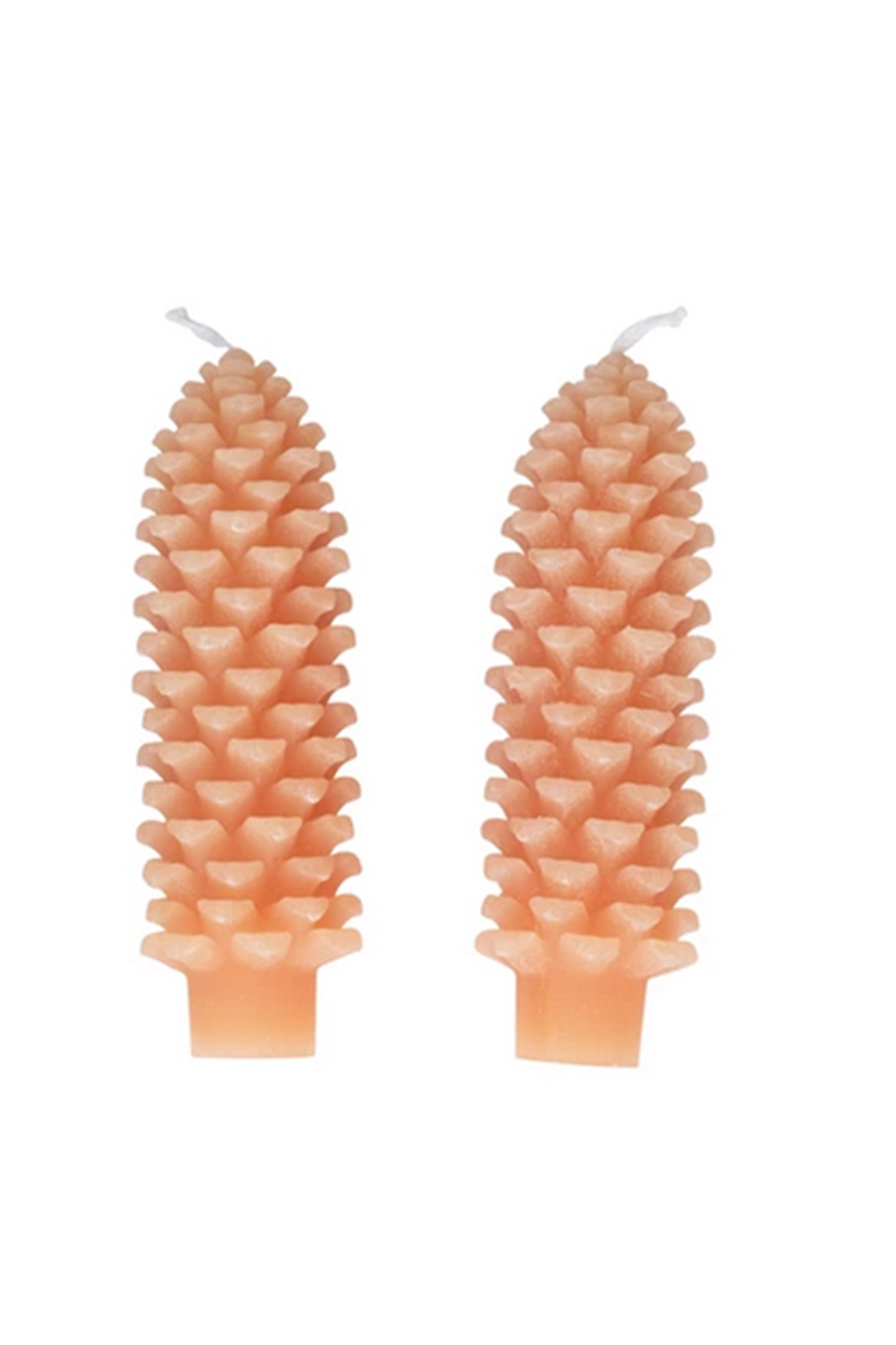 Unscented Pinecone Taper Candle