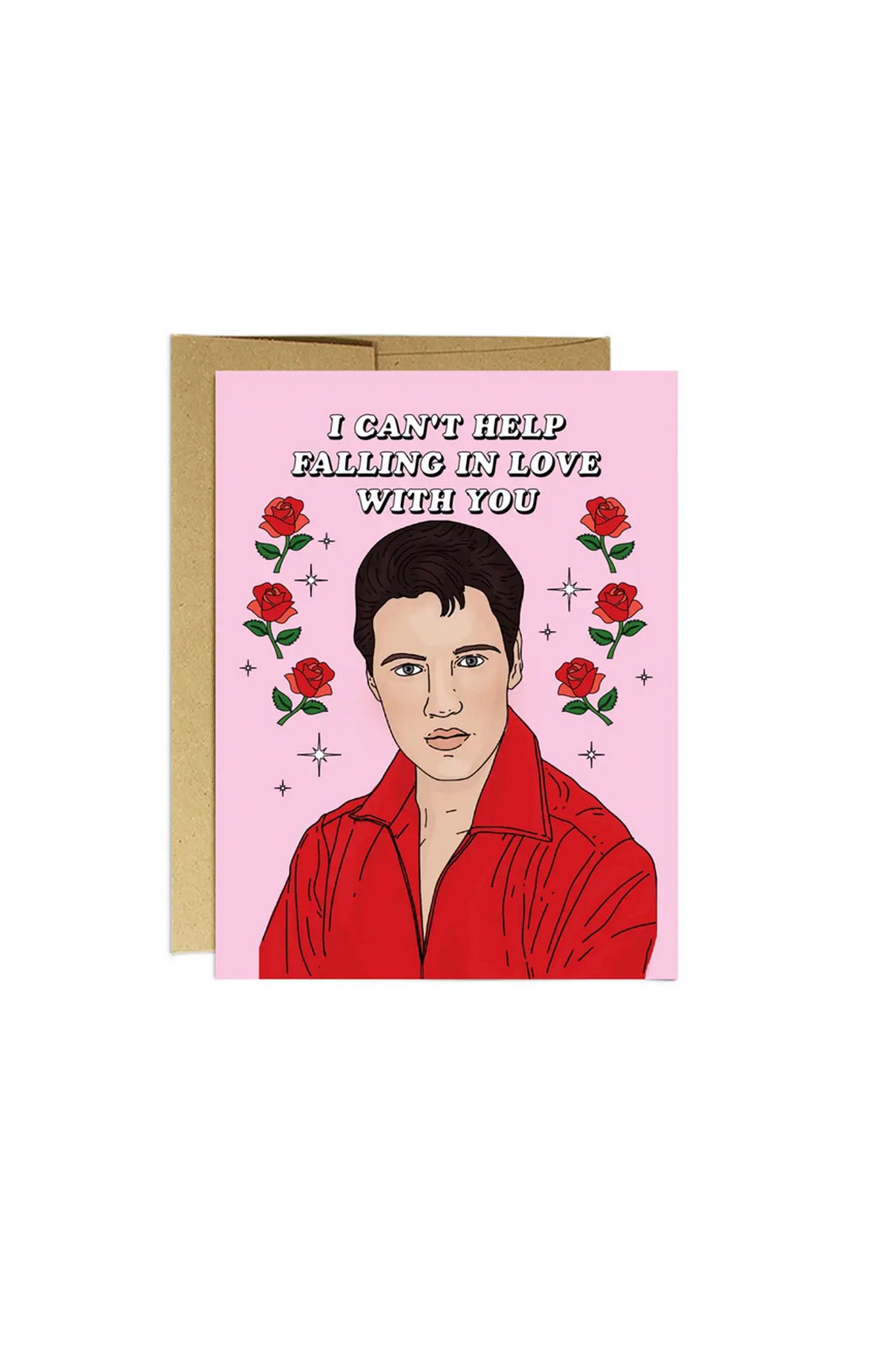 Can't Help Falling Elvis Valentine's Card