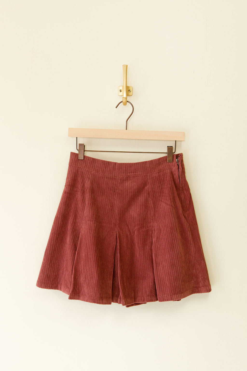 Can't Stop Corduroy Pleated Mini Skirt