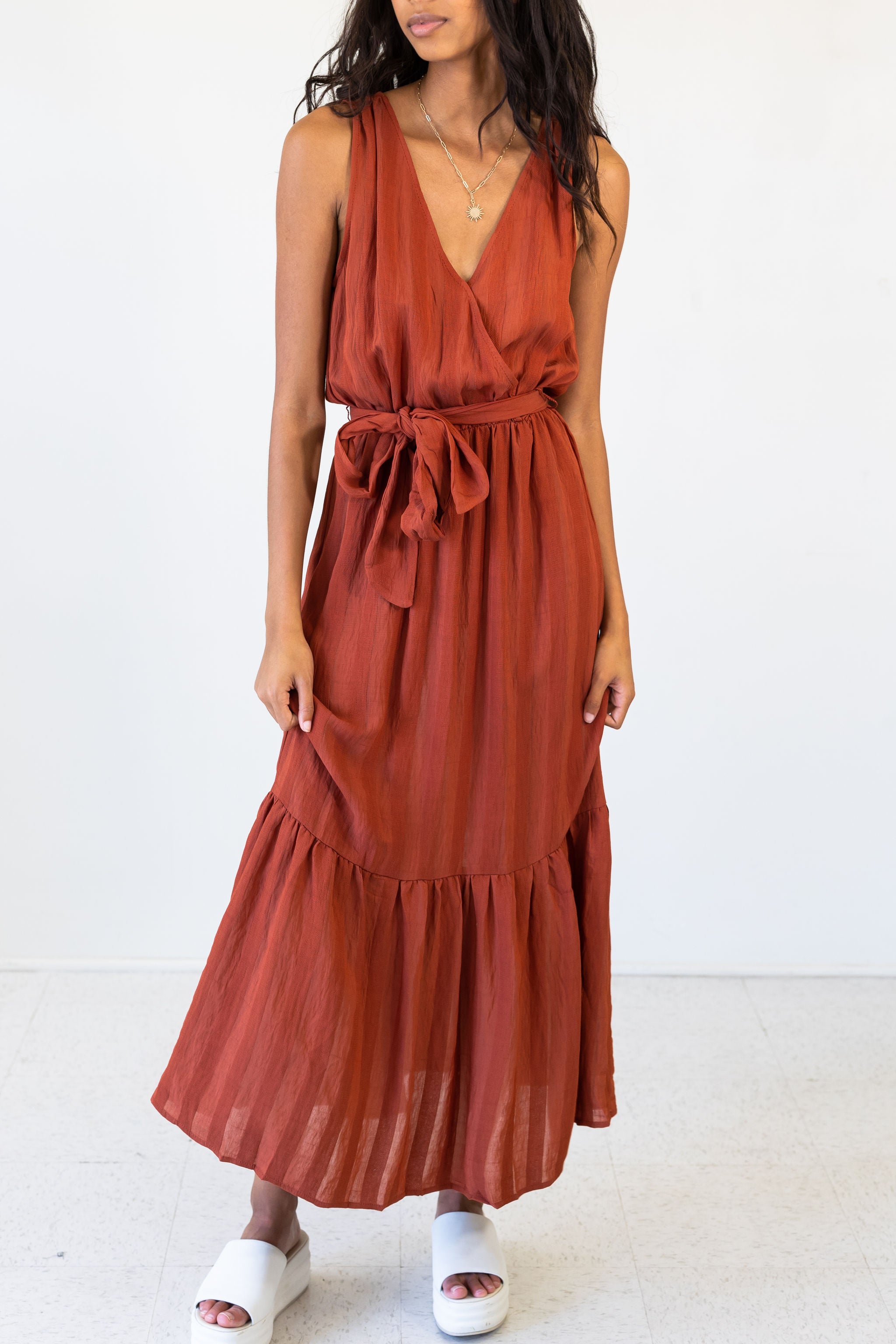 Felt Alive Maxi Dress by For Good