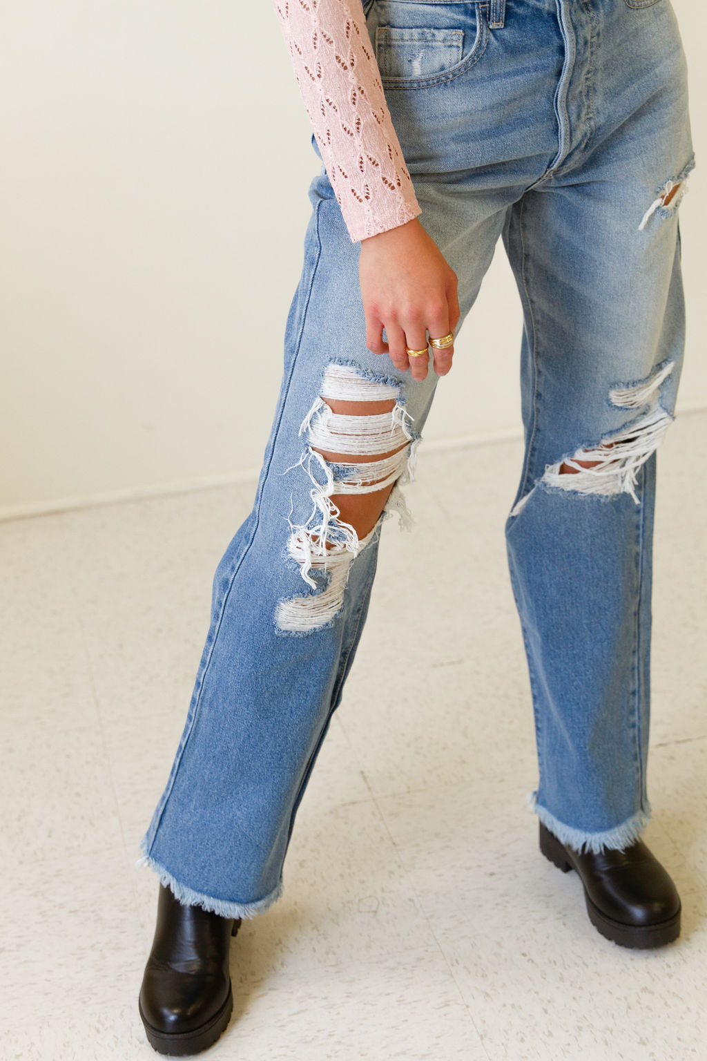 Beautiful Chaos High Rise Jeans