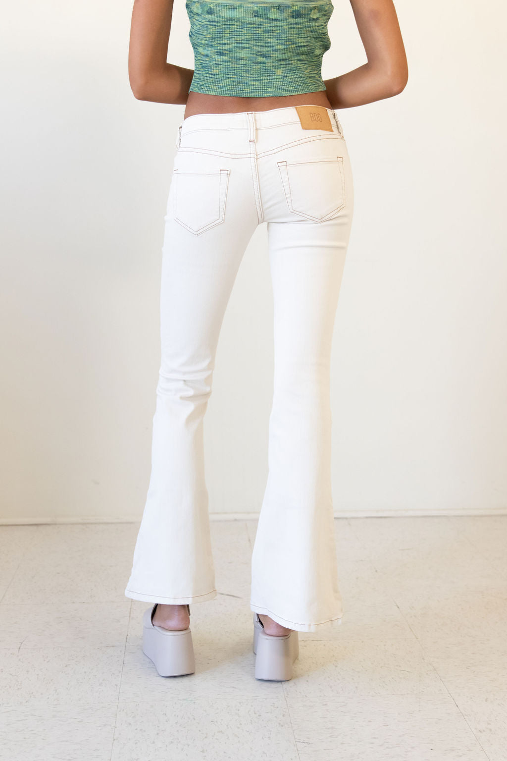 Low Rise Flare Jeans by BDG